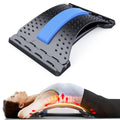 MINOLL Back Stretcher for Lower Back Pain Relief, Multiple Level Adjustable Arch Lumbar Back Cracker Board, Back Cracking Device, Back Massager