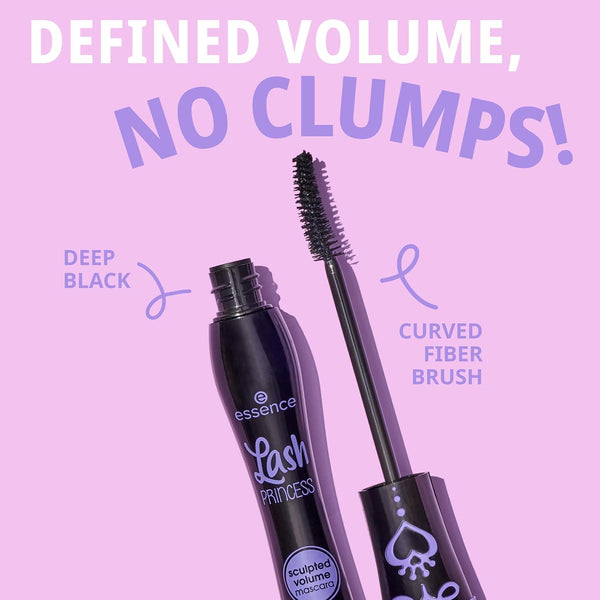 essence | Lash Princess Sculpted Volume Mascara | Defining & Volumizing | Vegan & Cruelty Free | Free From Parabens
