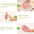 Zero Scratch Scrub Sponges, 3 Kitchen Sponges for Washing Dishes and Cleaning The Kitchen and Bath, Cleaning Power for Everyday Jobs,Funny