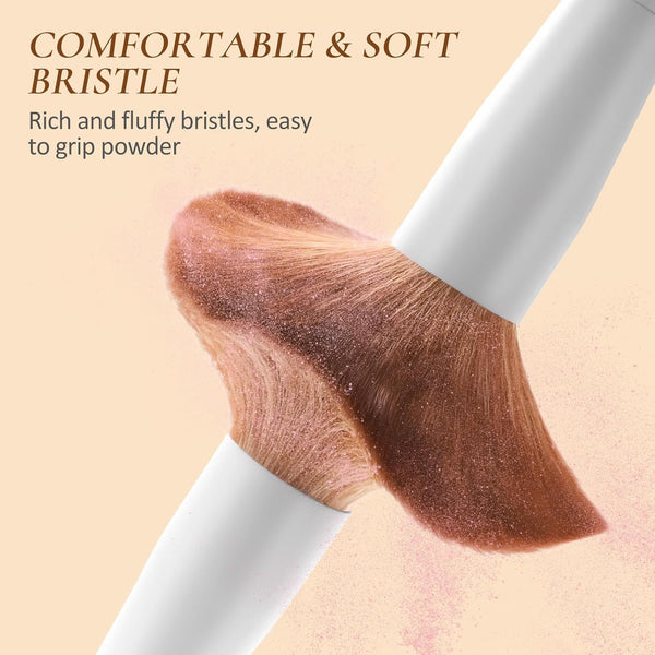 Makeup Brushes with Case 20Pcs Professional Makeup Brush Set, Foundation Powder Eyeshadow Brush Set Eyebrow Concealer Contour Travel Brushes Kit