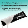 E.L.F. Power Grip Matte Primer Mini, Gel-Based & Hydrating Face Primer for Smoothing Skin & Gripping Makeup, Moisturizes & Primes, Travel Size