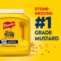 French's Classic Yellow Mustard, 105 oz - One 105 Ounce Bulk Container of Tangy and Creamy Yellow Mustard Perfect for Professional Use or for