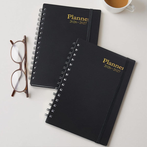 Daily Planner 2025-2026(July 2025 - December 2026) - 18 Month Planner with Tabs, Calendar Yearly Monthly Weekly Spiral Time Management, Flexible