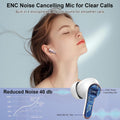Wireless Earbuds Bluetooth Headphones, 2025 Hi-Fi Stereo Deep Bass Ear Buds, 4 ENC Noise Cancelling Mic, USB Fast Charging in-Ear Earphones, IP7