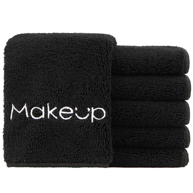 HOMEXCEL Makeup Remover Cloth 6 Pack,Premium Washable Soft 13X13 Inch Facial Cle