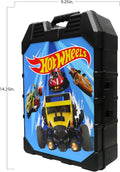 Tara Toys Hot Wheels 48-Car Storage Case – Durable Plastic Carrying Case with Handle for Die-Cast Toy Cars, Fits 1:64 Scale Vehicles, Organizer