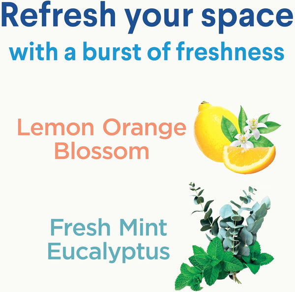 Clorox Disinfecting Mist, Lemon and Orange Blossom, 1 Spray and 1 Refill, 16 oz Each 16 Fl Oz (Pack of 2) Lemon Orange Blossom Starter Kit