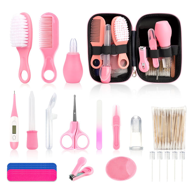 Baby Healthcare and Grooming Kit for Boys Girls Safety Newborn Nursery Essentials Health Care Set Gift for First-Time Pa