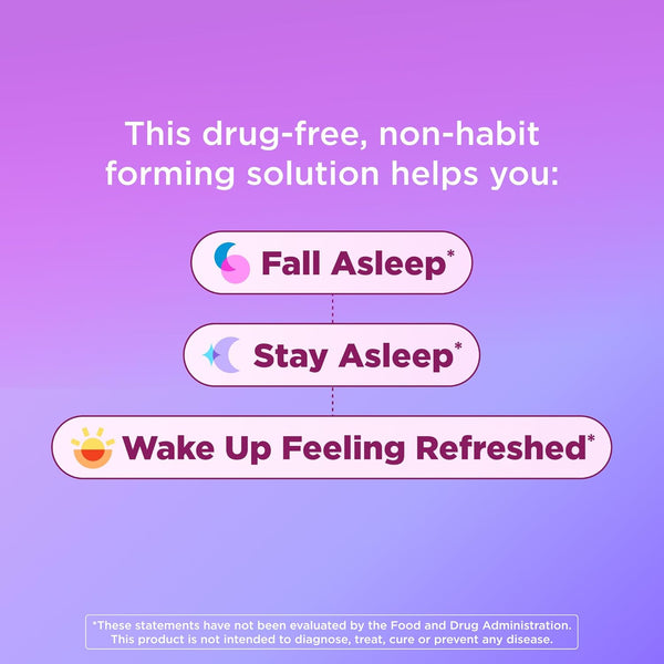 OLLY Sleep Gummy, 3 Mg Melatonin, L-Theanine, Chamomile, Lemon Balm, Sleep Aid, Blackberry, 50 Count