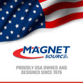 Master Magnetics Ceramic Ring Magnets - 1.75" Outer Diameter, 0.865" Inner Diameter, 0.225" Thick, Pack of 2, 07288