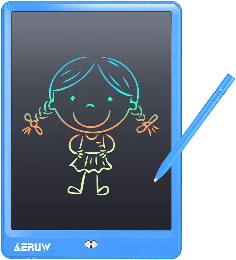 LCD Writing Tablet Colorful 10 Inch Electronic Graphics Doodle Board Ewriter Drawing Pad with Memory Lock Gift for Kids & Adults Home School