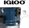 Igloo Cooler Threaded Drain Plug Caps with Plastic Tether 20049 White Small