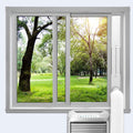 Portable Air Conditioner Window Vent Kit with 5.9” Exhaust Hose Adjustable Portable AC Window Kit for Ducting Universal Portable AC Seal Panel for