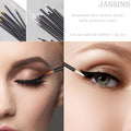 300pcs Disposable Makeup Tool Kit,Brow brush/Mascara brush/Lip Applicators/Eyeshadow applicators/Eye liner brush,JASSINS Makeup Disposable