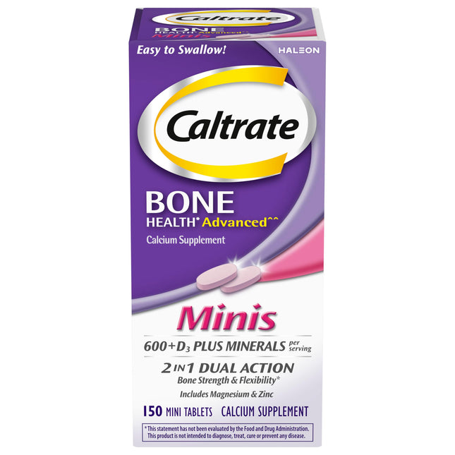 Caltrate Minis 600 plus D3 plus Minerals Calcium and Vitamin D Supplement Tablet