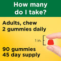 Nature Made Vitamin D3 2000 IU (50 mcg) per Serving, 90 Vitamin D Gummies 90 Count (Pack of 1)