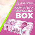 100 Nitrile Exam Gloves 3.5 Mil - Latex & Powder Free, Disposable Non-Sterile Protective Gloves By PlastCare Large Pink