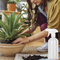 Plastic Spray Bottle, 17oz Refillable Versatility Sprayer, Clear, 4 Pack Clear 16.9 Ounces (Pack of 4)