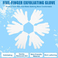 60Pcs Exfoliating Gloves Bulk, Scrub Gloves Exfoliating Body Scrubber Glove Exfoliator for Body Scrub Mitt, Bath Gloves for Shower Exfoliating