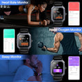 Smart Watch for Men Women (Answer/Make Call), 1.85â Fitness Watch, 113 Sports Modes Smartwatch with Heart Rate/Sleep Monitor, Pedometer, IP68