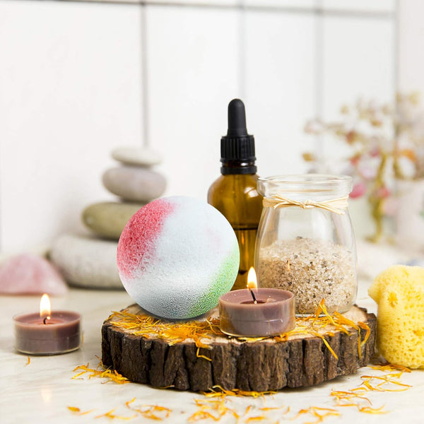 Bath Bombs Gift Set, 10 Organic Bubble Bombs, for ValentineÃ¢ÂÂS Day, Christmas