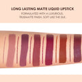 BestLand 12Pcs Matte Liquid Lipstick + Lip Liner Pens Set, Velvety Nude Lip Stain Waterproof Long Wear Makeup Gift Set 12 Count Set A