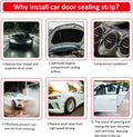 DGSL Car Weather Stripping, 20Ft Automotive Door Seal Strip with Side Bulb Rubber Seal for Cars, Boats, Trucks, RVs