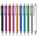10 Pack Stylus Pens for Touch Screens, Mesh Fiber Tip Stylus Pens for ipad iPhone Tablets Samsung All Precision Capacitive Universal Touch Screen