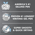 Pilot G2 Premium Gel Roller Pens, Fine Point 0.7 mm, Blue Ink Pens Fine Point, Pack of 5 - Ideal for School, Journaling, and Office Writing