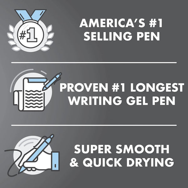 Pilot G2 Premium Gel Roller Pens, Fine Point 0.7 mm, Blue Ink Pens Fine Point, Pack of 5 - Ideal for School, Journaling, and Office Writing