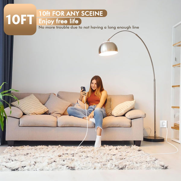 [Apple MFi Certified]10FT Fast iPhone Charger,Extra Long Apple Charger Fast Charging 2Pack USB C Charger Block Plug + 10Foot Lightning Cable Cord
