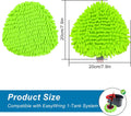 Spin Mop Heads Replacements for Ocedar Easywring 1 Tank System 3 Pack Microfiber Chenille Mop Pad Spin Mop Refill for O Cedar Mop Head Replacement