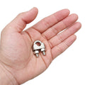 1/4 Inch 6mm Wire Rope Clamps Clip 304 Stainless Steel Cable Clip Fastener 12 Pcs 1/4 Inch (12 Count)