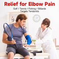 FitBeast Flex Therapy Bar, Tennis Elbow Therapy Bar - Ideal for Relieve Tendonitis Pain & Improve Grip Strength, Fitness Resistance Bar for