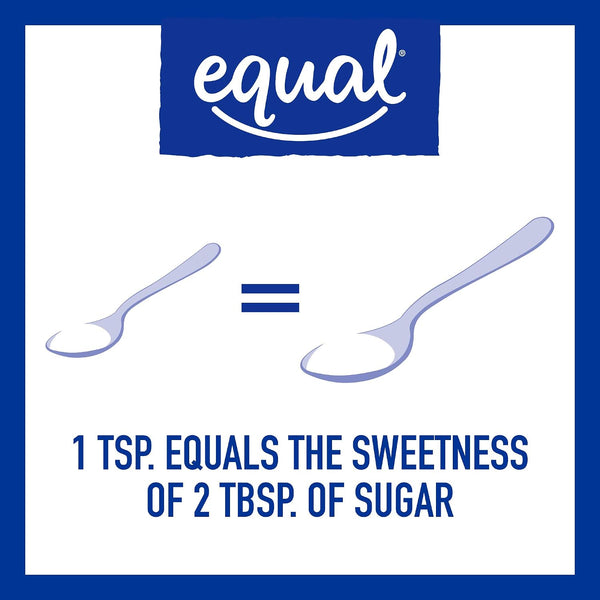 EQUAL 0 Calorie Sweetener, Powdered Aspartame and Acesulfame-K Sweetener, Zero Calorie Sugar Alternative, Erythritol Free, 1 Pound Bulk Bag (Pack