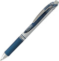 Pentel EnerGel RTX Retractable Liquid Gel Pen, (0.7mm) Metal Tip, Medium Line, Navy Blue Ink, Box of 12 (BL77-CA) Blue 12 Count (Pack of 1) 12 Pack