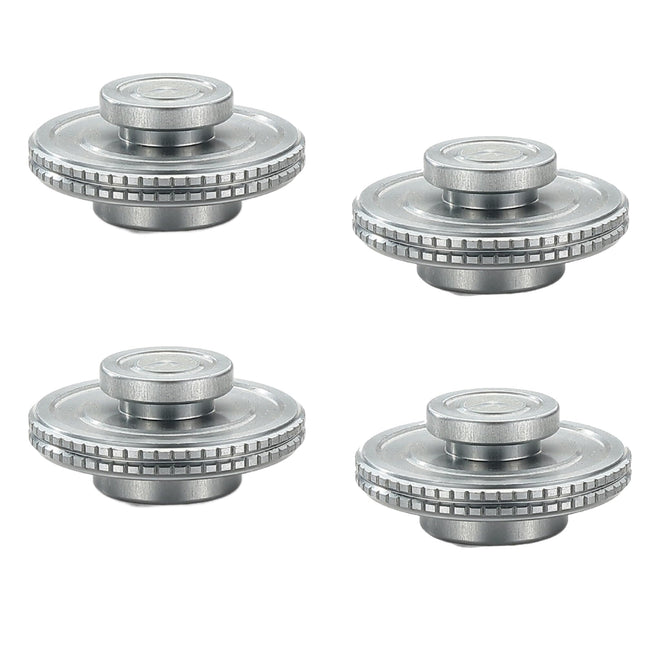 CAMPINGMOON 4Pcs Cap for Camping Gas Fuel Canister with EN417 Lindal Valve M-108