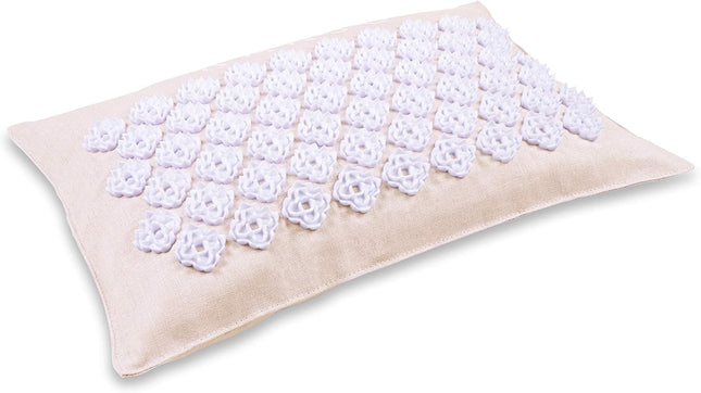 FSA HSA Eligible Kanjo Premium Unscented Acupressure Pillow - 100% Undyed Cotton