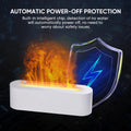 Essential Oil Diffuser, Fireplace Fire Flame Aromatherapy Diffuser, 150Ml Ultrasonic Cool Mist Humidifier, Scent Aroma Diffuser with 7 Colors