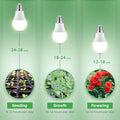 Grow Light Bulbs, Briignite LED Grow Light Bulb A19 Bulb, Full Spectrum Grow Light Bulb, Plant Light Bulbs E26 Base, 11W Grow Bulb 100W