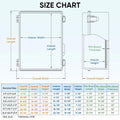 TICONN Outdoor Electrical Box Waterproof, ABS IP67 Junction Box Enclosure 5.9"x3.9"x2.8" Off-white