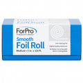 ForPro Professional Collection Smooth Aluminum Foil Roll, 320 Ft Hair Foils for Color Application and Highlighting Services, Silver, Medium, 5" W