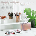 Color Nymph Beginner Makeup Kits for Teens with Train Case Included Full Makeup Kit Eyeshadow Palette Blushes Bronzer Highlighter Lipstick Brushes
