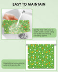 Beeswax Food Wraps 1 Meter Roll 13 x 39 Inch Reusable Beeswax Wraps Eco-Friendly Sustainable Food Storage Wraps for Sandwich, Cheese, Fruit,