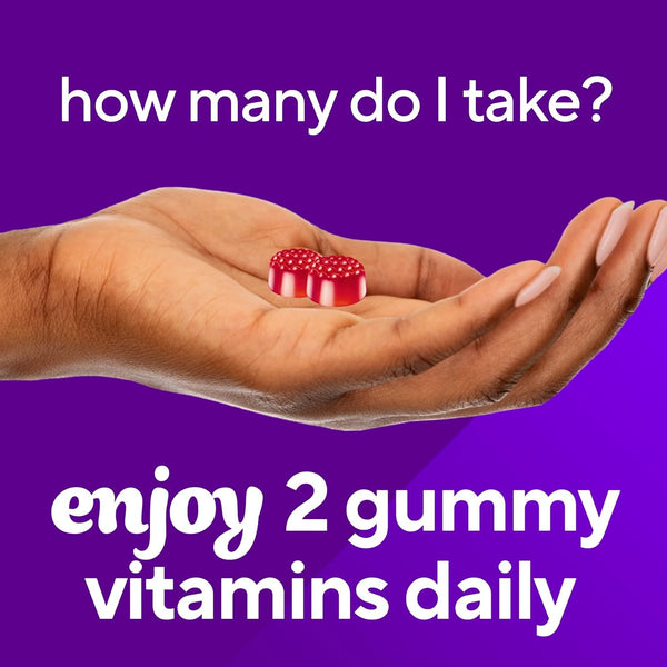 Vitafusion Vitamin B12 Gummies | 1000 mcg | 60 Gummy Vitamins for Adult Women & Men | Raspberry Flavor | Gluten Free Supplement 60 Count (Pack of 1)