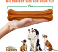 Pork Chomps Roasted Pressed Pork Skin Dog Chew, 7-inch Bone, 1 Count Roasted Pork 1 Count (Pack of 1)