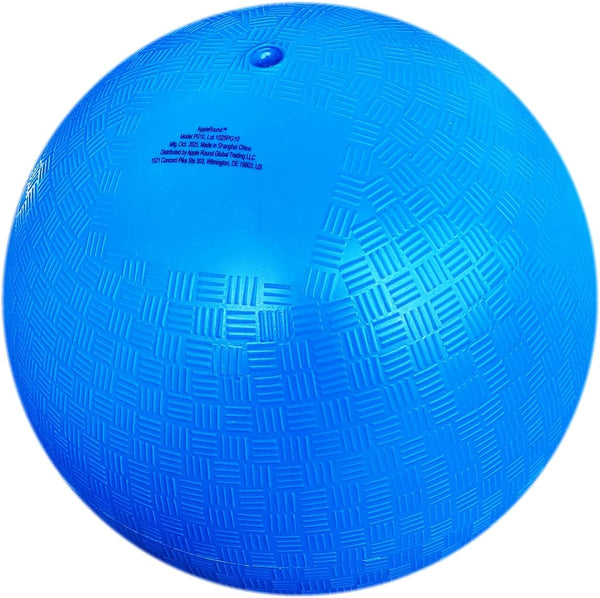 AppleRound 8.5-inch Dodgeball Playground Balls, Pack of 4 Balls with 1 Pump, Official Size for Dodge Ball, Handball, Camps and Schools Multicolor
