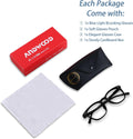 ANDWOOD Blue Light Blocking Glasses Women Men Computer Small Face Clear Bluelight Blocker Eyeglasses Frame Square Black | Anti-blue Light Lenses