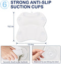 Bathtub Pillows Bath Pillow Luxury Bathtub Pillows for Back and Neck Support Soft & Comfortable Bath Pillows for Tub 4D Air Mesh Fabric 6 Non-Slip