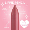 ColourPop Lined and Defined Lippie Lip Pencil Kit - High-Pigment, Long-Lasting & Sharpenable Lip Liner with High-Impact Color - Nude Pink + Brown